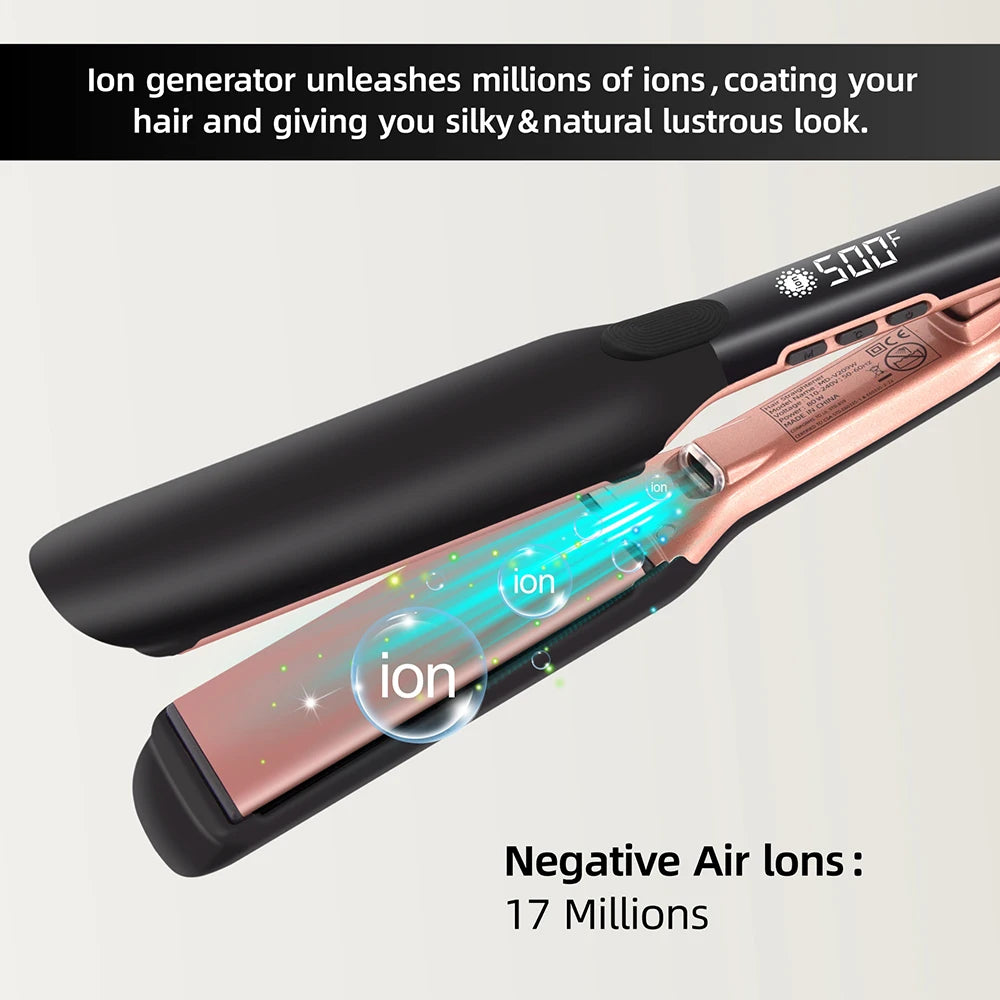 500F Hair Straightener High Temperature